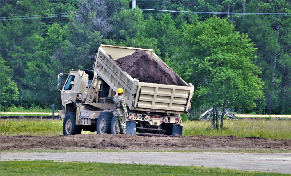 Army Reserve’s 390th Engineer Company completes project moving 3,000 tons of earth at Fort McCoy