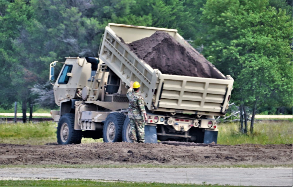 Army Reserve’s 390th Engineer Company completes project moving 3,000 tons of earth at Fort McCoy