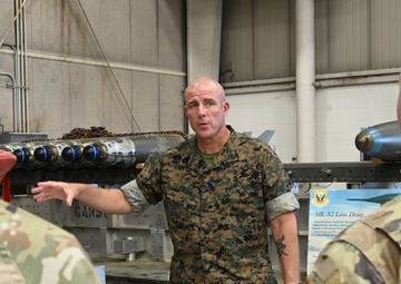 Sergeant Major Howard Kreamer visits Whiteman