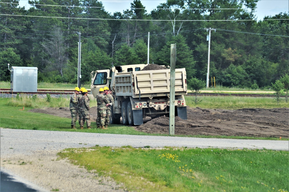 Army Reserve’s 390th Engineer Company completes project moving 3,000 tons of earth at Fort McCoy
