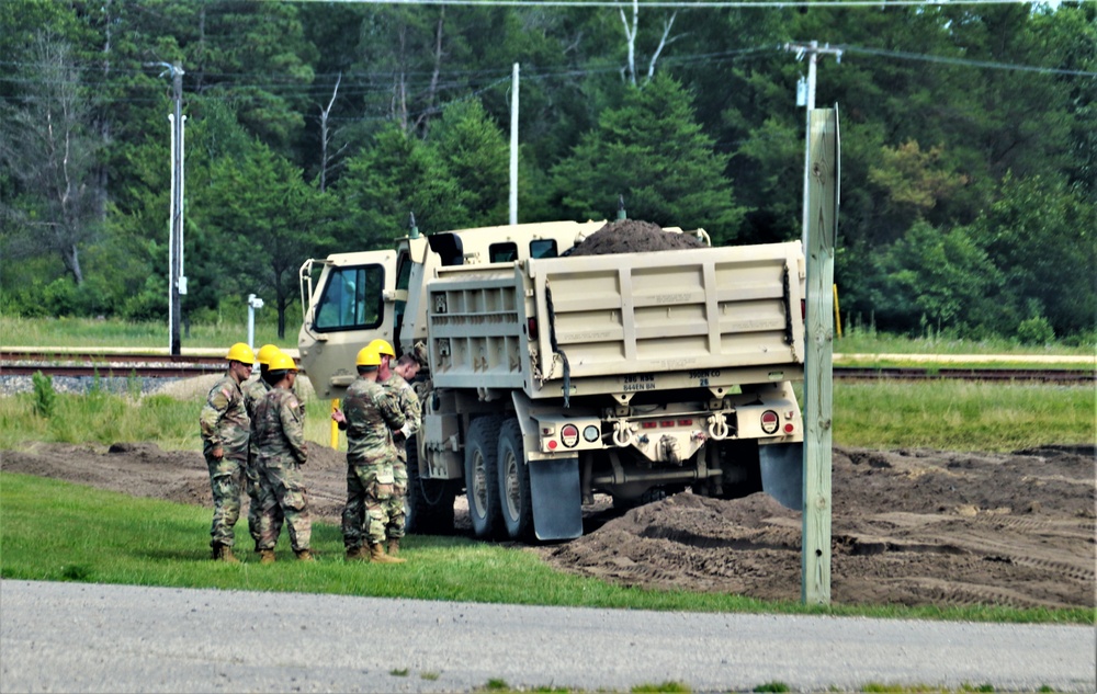Army Reserve’s 390th Engineer Company completes project moving 3,000 tons of earth at Fort McCoy