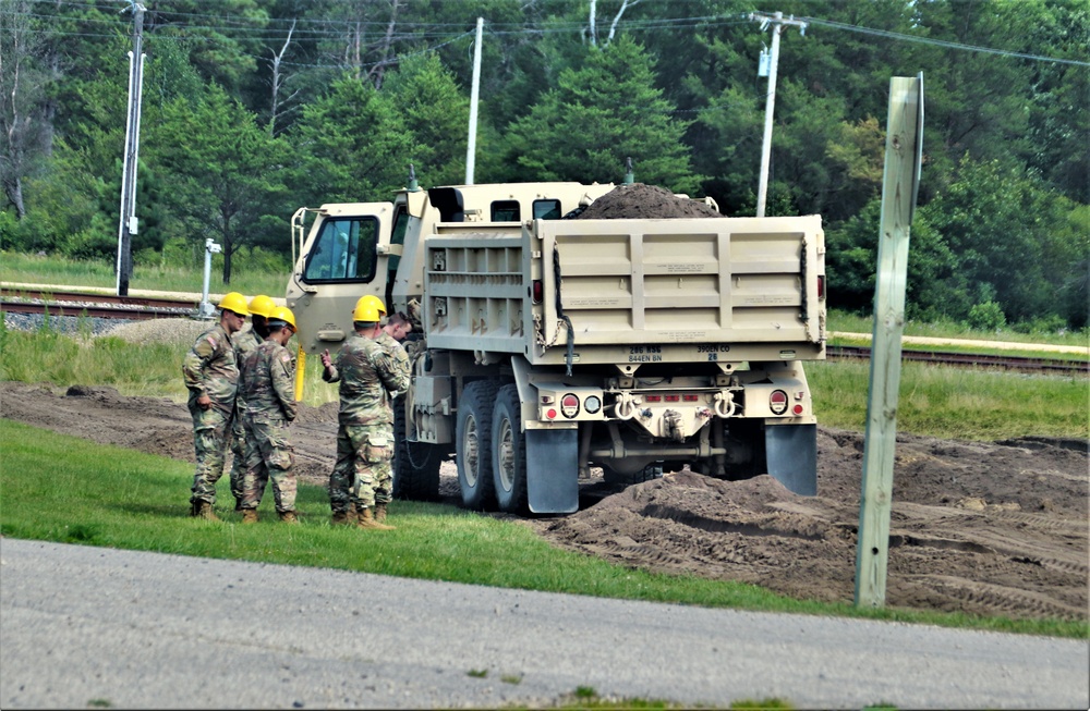 Army Reserve’s 390th Engineer Company completes project moving 3,000 tons of earth at Fort McCoy