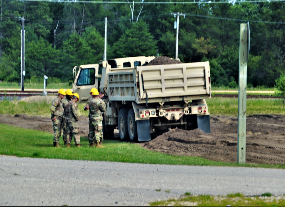 Army Reserve’s 390th Engineer Company completes project moving 3,000 tons of earth at Fort McCoy