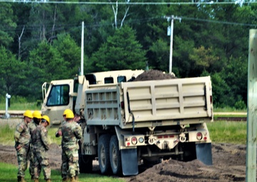 Photo Essay: Army Reserve’s 390th Engineer Company works on 'coal pit fill' troop project at Fort McCoy