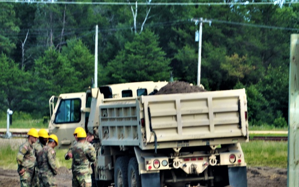 Photo Essay: Army Reserve’s 390th Engineer Company works on 'coal pit fill' troop project at Fort McCoy