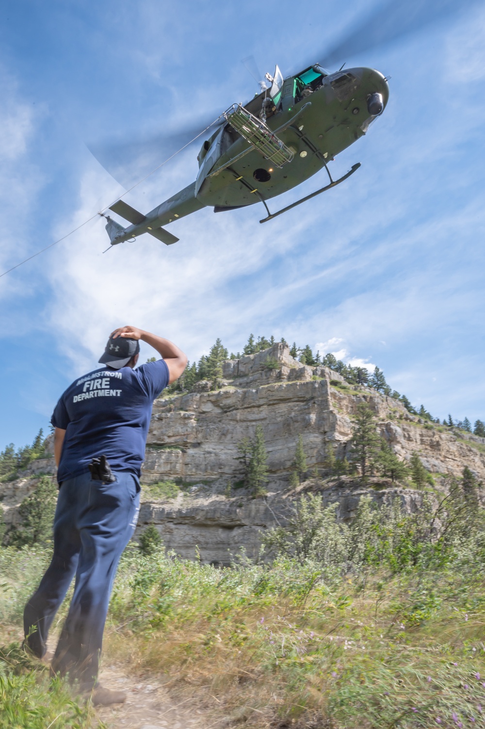 Malmstrom conducts search and rescue exercise in Sluice Boxes State Park