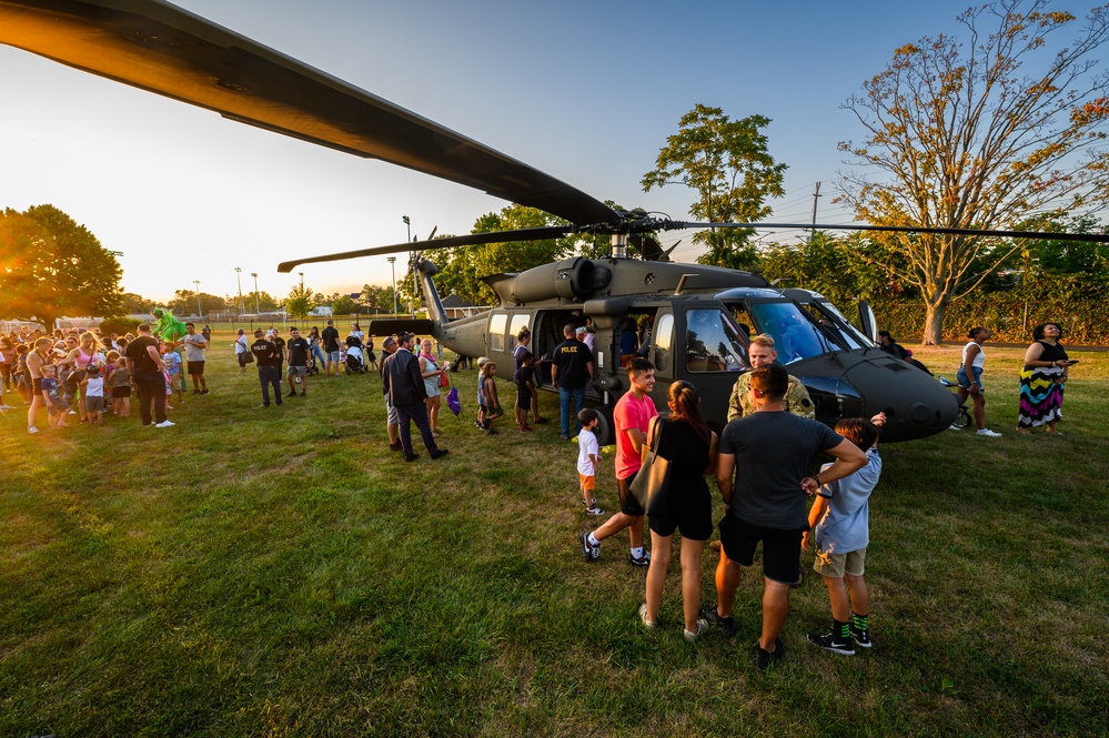 1-150th joins Red Bank's National Night Out