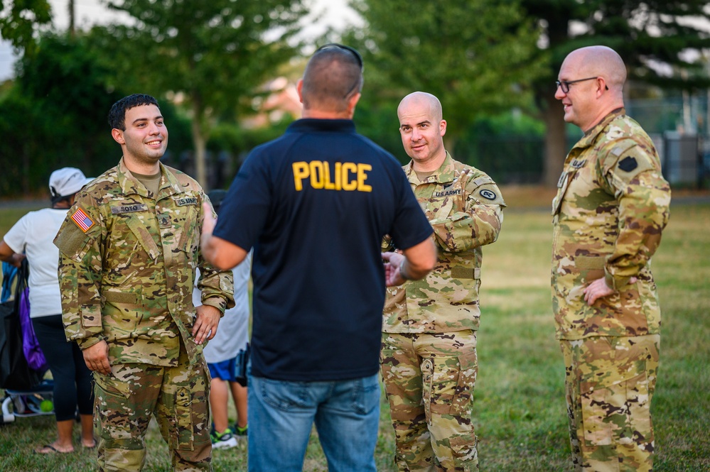 1-150th joins Red Bank's National Night Out