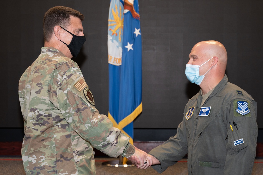 Director of the Air National Gaurd, Lt. Gen. Michael Loh, visits the 116th Air Control Wing