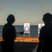 USS America (LHA 6) Conducts A Shotgun Qualification Course