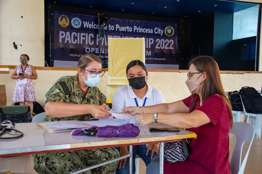 Pacific Partnership 2022 Conducts Medical Pre-Screenings in Puerto Princesa