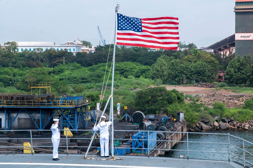 Frank Cable Arrives in Visakhapatnam, India