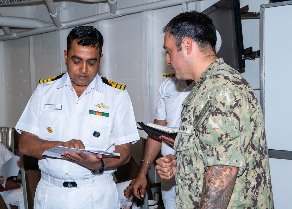 Frank Cable Hosts Indian Navy Submariners