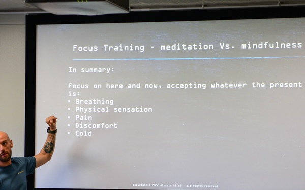 57th RQS PJs perform cold exposure training with Wim Hof Instructor