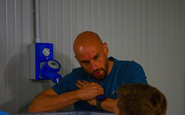 57th RQS PJs perform cold exposure training with Wim Hof Instructor