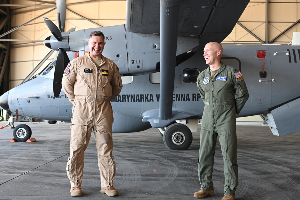 39th ABW Command leadership showcase NATO partnership with Polish Military Contigent Immersion