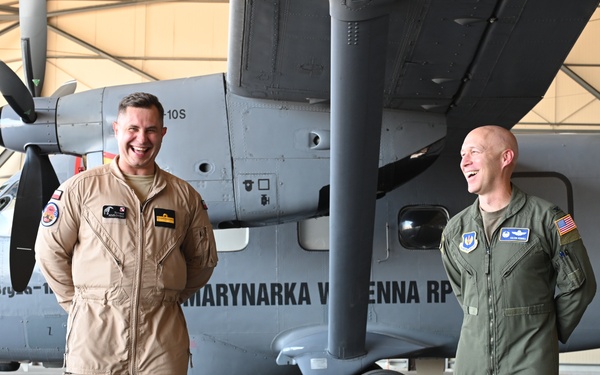 39th ABW Command leadership showcase NATO partnership with Polish Military Contigent Immersion