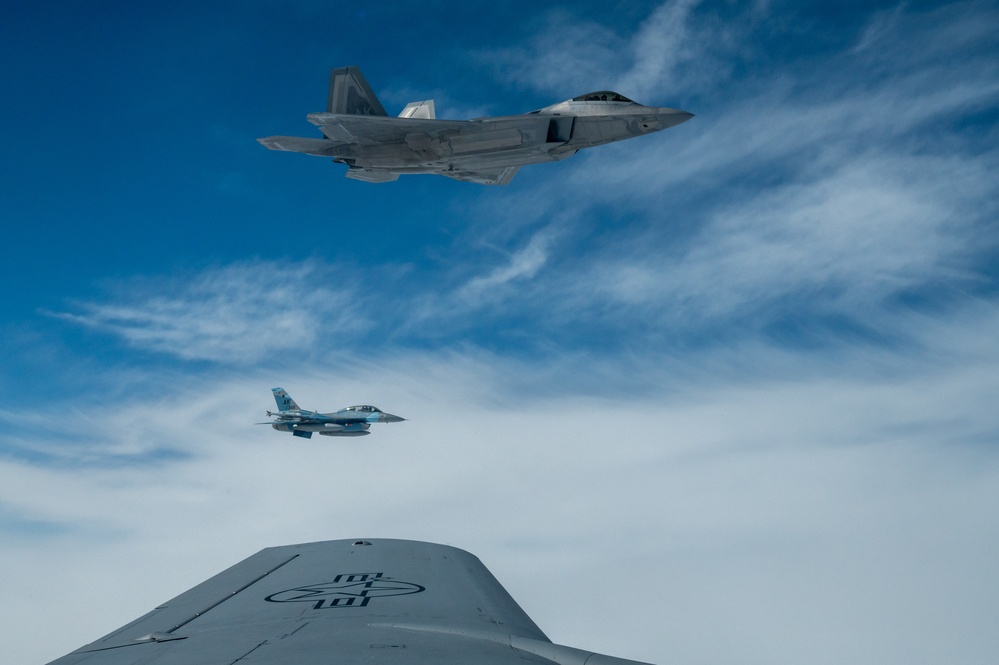 117th Aerial Refueling Squadron flies sortie during RED FLAG-ALASKA 22-3