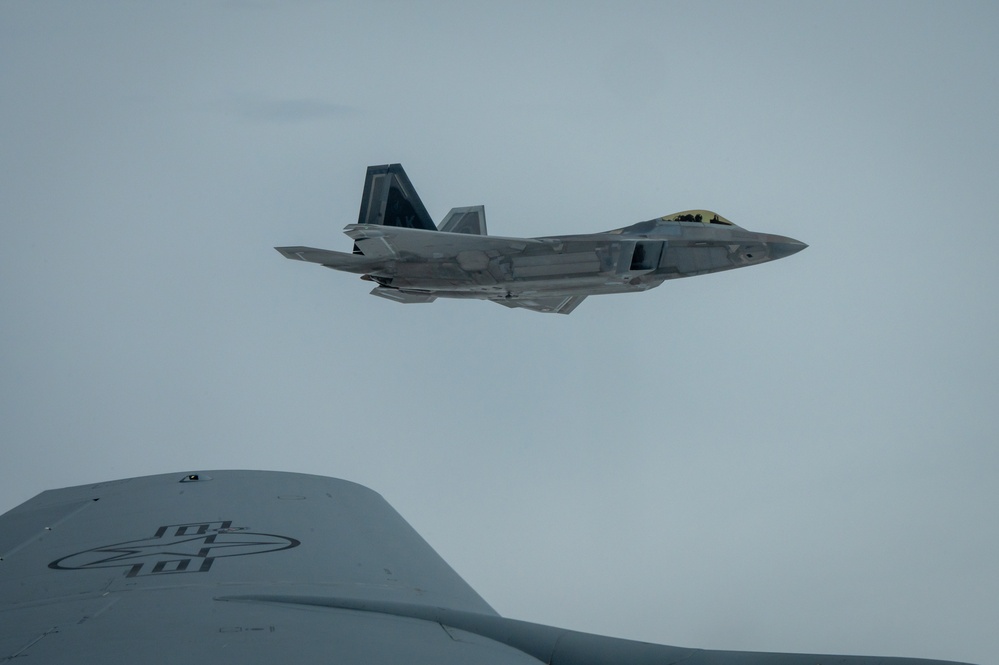 117th Aerial Refuel Squadron flies sortie during RED FLAG-ALASKA 22-3