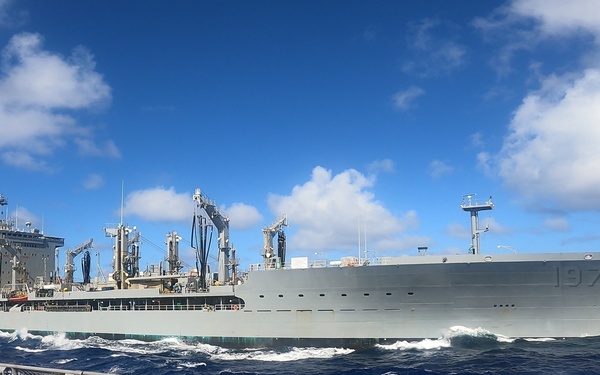JS Takanami RAS with USNS Pecos