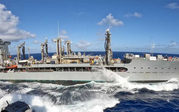 JS Takanami RAS with USNS Pecos