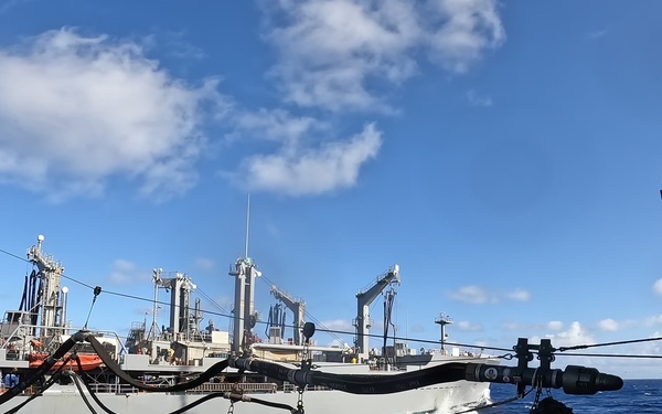 JS Takanami RAS with USNS Pecos