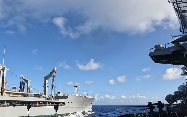 JS Takanami RAS with USNS Pecos