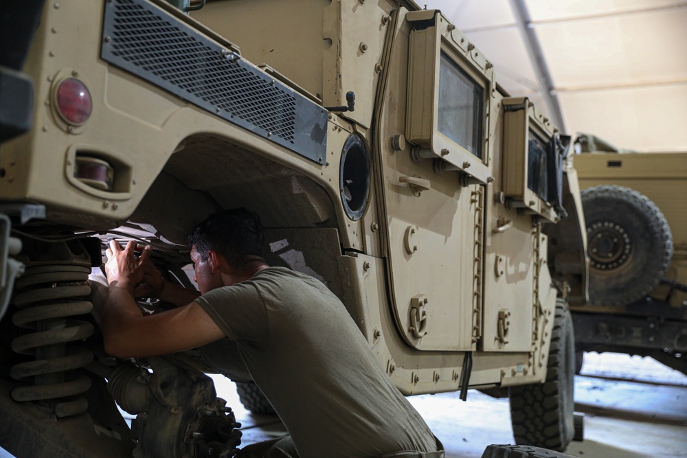 4-10 Cav, 588th BEB conduct annual maintenance at Trzebień