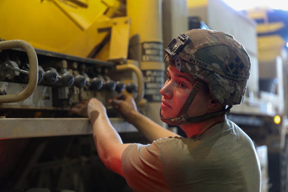 4-10 Cav, 588th BEB conduct annual maintenance at Trzebień