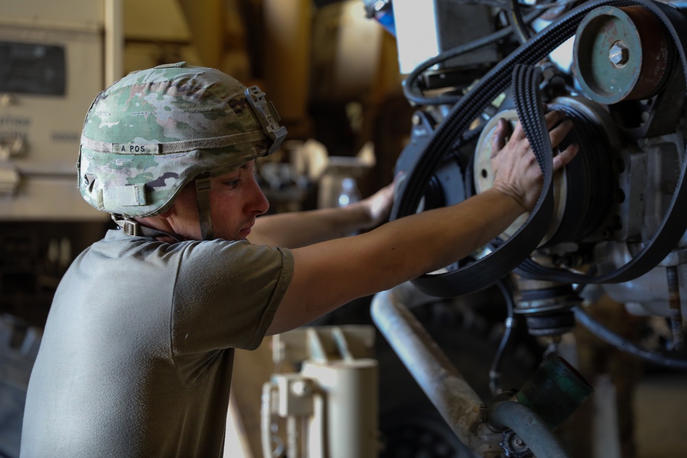 4-10 Cav, 588th BEB conduct annual maintenance at Trzebień