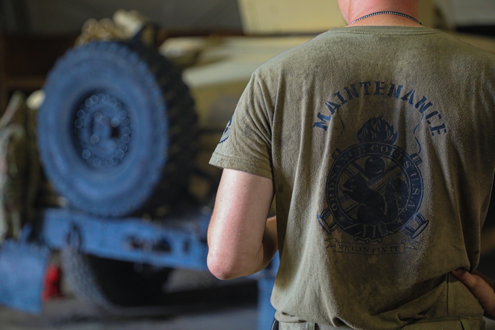 4-10 Cav, 588th BEB conduct annual maintenance at Trzebień