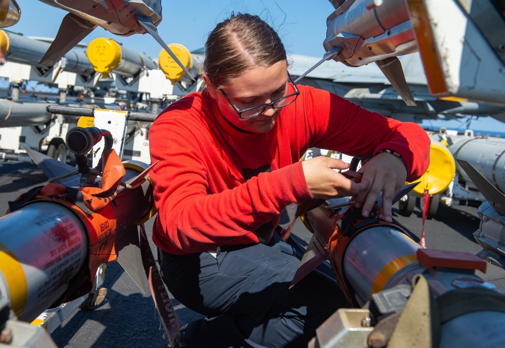 The Harry S. Truman Carrier Strike Group is on a scheduled deployment in the U.S. Naval Forces Europe area of operations, employed by U.S. Sixth Fleet to defend U.S., allied and partner interests.