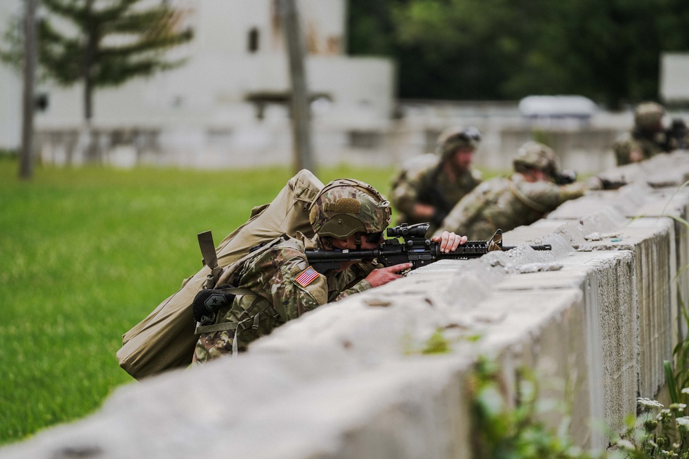 1-151 Infantry Regiment Conduct Urban Training