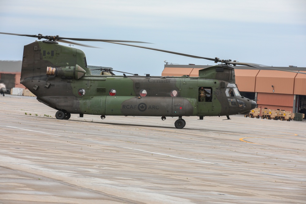 1 Wing Royal Canadian Air Force Visits 10th CAB