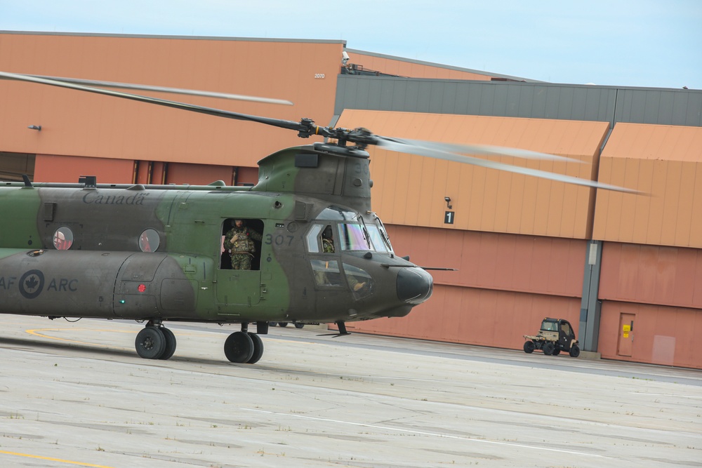 1 Wing Royal Canadian Air Force Visits 10th CAB