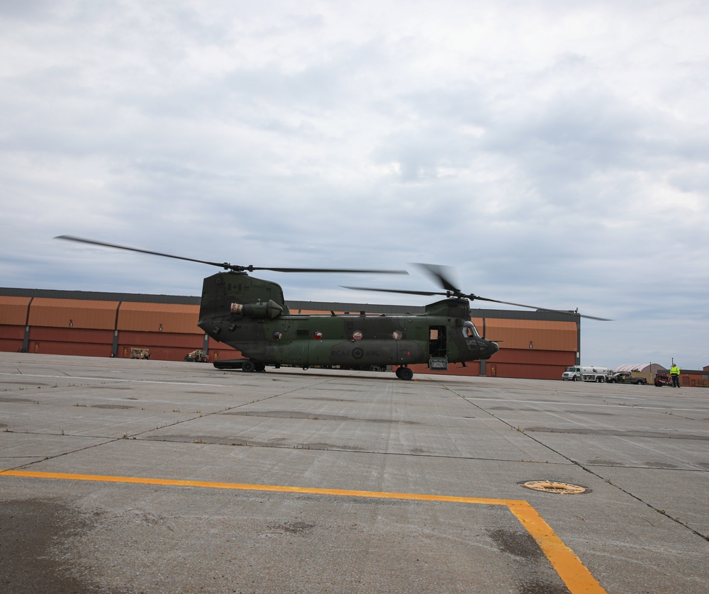 1 Wing Royal Canadian Air Force Visits 10th CAB