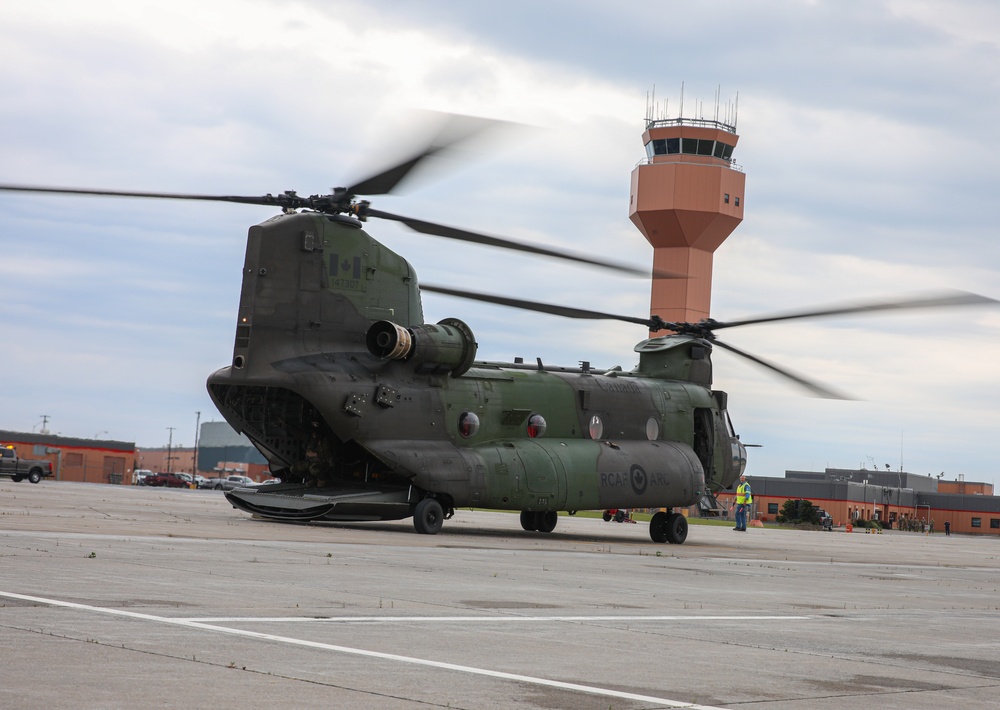 1 Wing Royal Canadian Air Force Visits 10th CAB