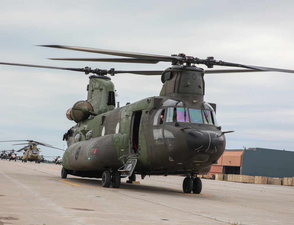 1 Wing Royal Canadian Air Force Visits 10th CAB