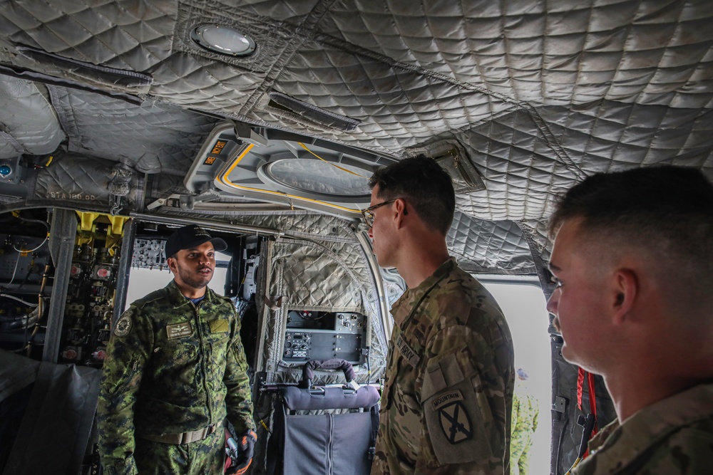 1 Wing Royal Canadian Air Force Visits 10th CAB