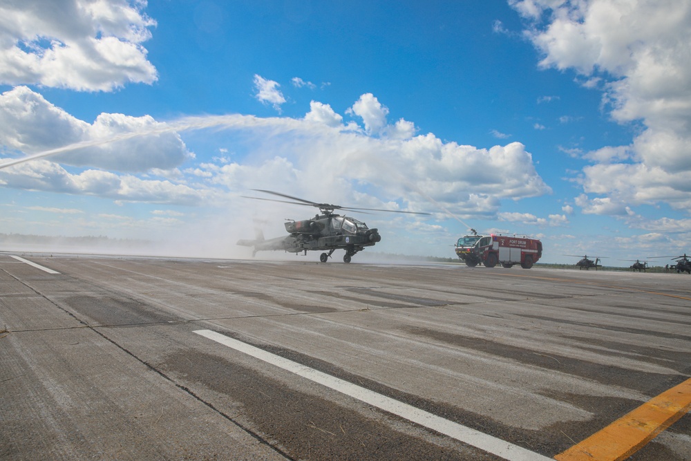 1-10 Attack Battalion Commander Conducts His Last Flight