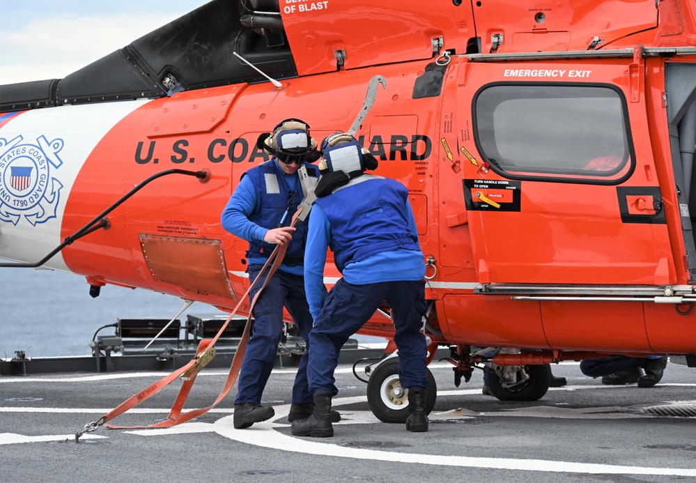 U.S. Coast Guard crews conduct joint training near the Arctic Circle