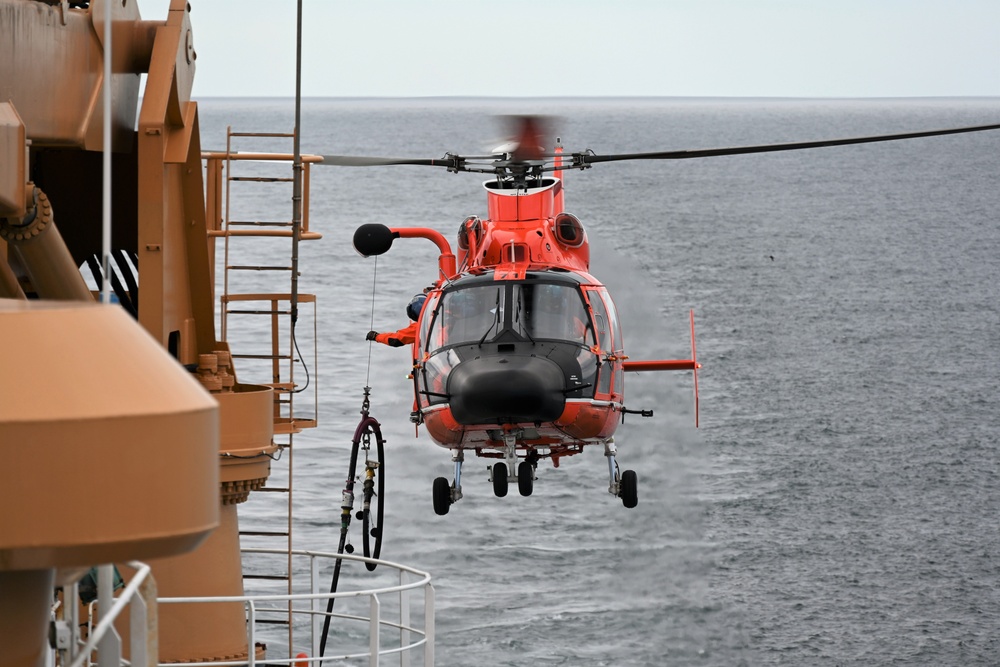 U.S. Coast Guard crews conduct joint training near the Arctic Circle