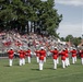 The United States Marine Corps Battle Color Detachment at Cary High School