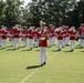 The United States Marine Corps Battle Color Detachment at Cary High School