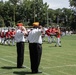 The United States Marine Corps Battle Color Detachment at Cary High School