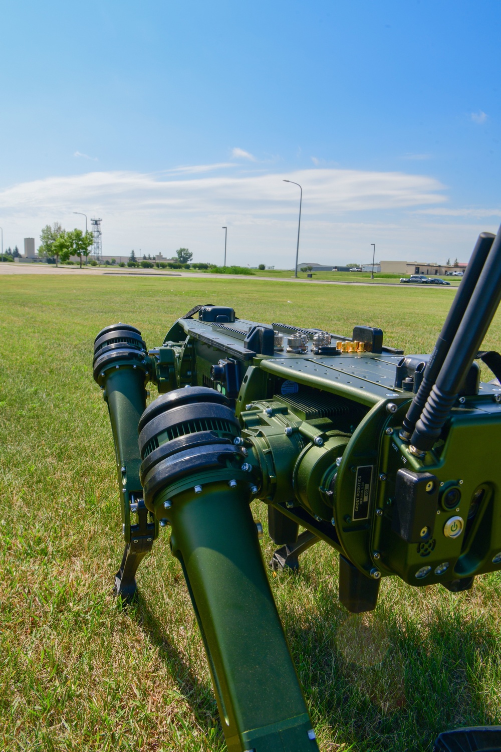 5th Civil Engineer Squadron, CBRN's newest member &quot;Chappie&quot; the robot dog 2022