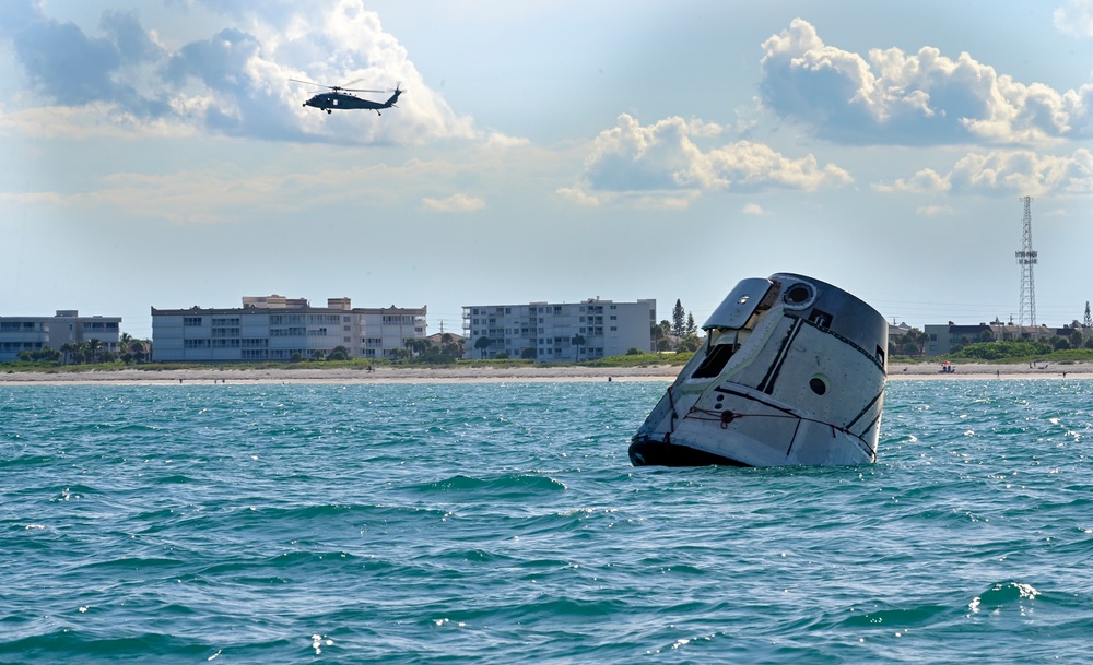 Navy Helicopters and Air Force Guardian Angels Conduct Astronaut Recovery, Validation Exercise