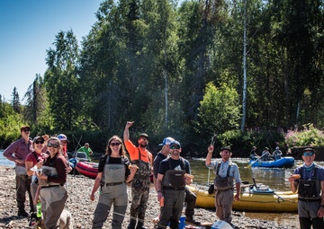 Alaska Veterans Create Bonds and Tight Lines on the River