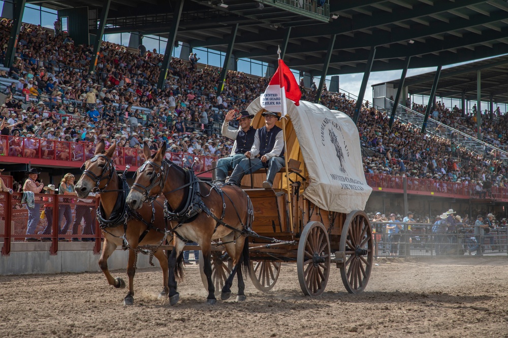 Red, White, and Pew Pew Pew: 1ID CGMCG Takes Aim at Cheyenne Frontier Days