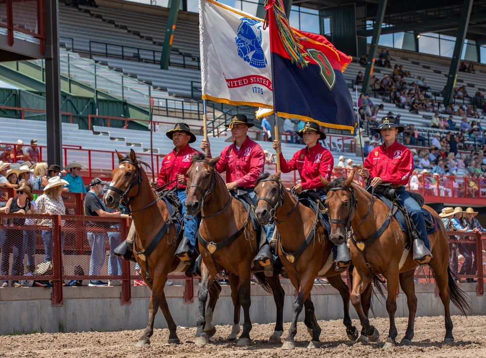 Red, White, and Pew Pew Pew: 1ID CGMCG Takes Aim at Cheyenne Frontier Days